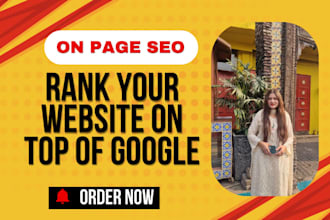 do onpage SEO for wordpress, shopify, and wix websites