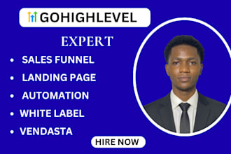 gohighlevel landing pages sales funnel white label ai agent vendasta funnels