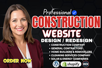 design construction, contractor, roofing, cleaning, plumbing, website design
