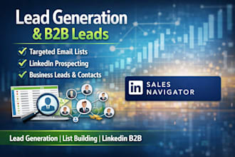 b2b lead generation and prospect email list building