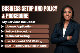 setup and write policy and procedure with licensing for healthcare in georgia