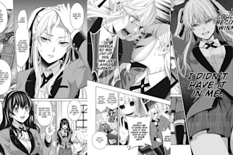 draw manga page comic book illustration manga artist comic illustration