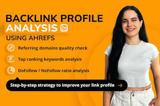 analyze your backlink profile and SEO metrics using ahrefs