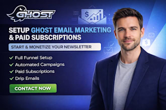 setup ghost newsletter ghost email marketing ghost subscription ghost paid