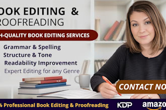 amazon kdp proofread english german books edit grammar for ebook book publishing