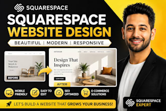 design a stunning squarespace website for your business