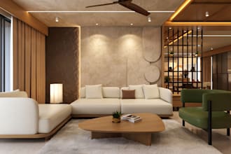 design  realistic 3d interior design for your space