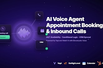 build an ai voice agent for appointment booking and inbound calls