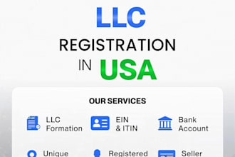 registered your USA llc for non residents with ein in 48 hours