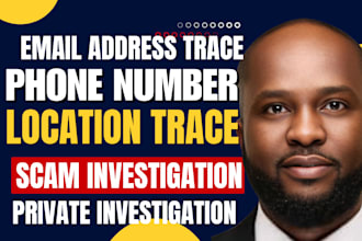 do email trace social media location trace phone number as private investigator