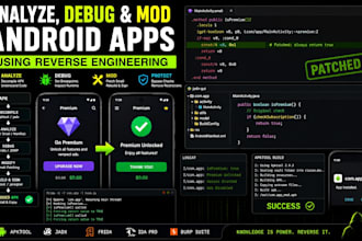 mod android apps and games with reverse engineering
