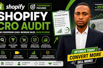 do a professional shopify cro audit to increase and boost conversion rate