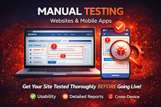 test website usability and provide UX report