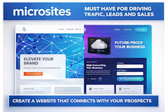 design a creative microsite event landing page website UI UX on vev, tilda,figma