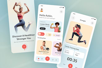 develop fitness app health and fitness app fitness website gym app gym website
