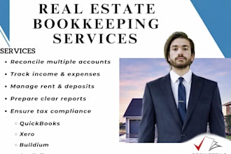 do real estate bookkeeping in qbo xero and zohobooks expert