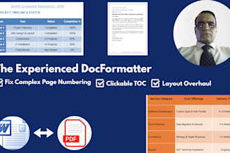 fix complex layout issues and page numbering in ms word