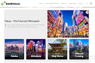 create tour and travel agency wordpress website with booking