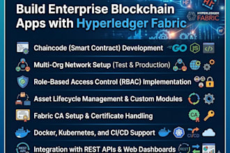 create blockchain apps using hyperledger fabric