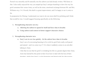 provide feedback for your script and more
