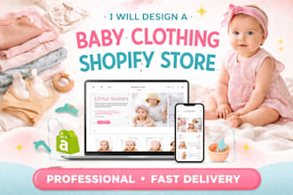 design baby clothing shopify store kids clothing shopify website clothing store