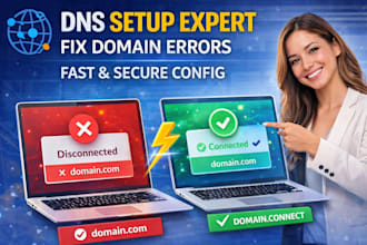 do expert dns setup and configuration for any platform