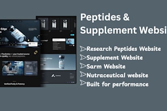 do peptide website, research peptide store, nutraceutical website, sarms website
