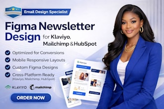 design figma klaviyo html newsletter in figma for mailchimp klaviyo hubspot