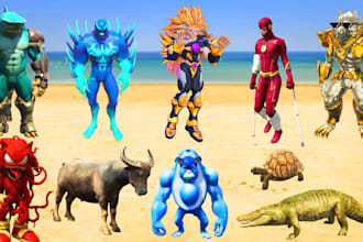 create gta 5 custom peds, animal peds, fivem peds