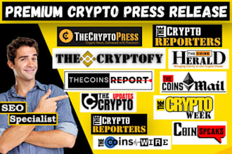 publish crypto press release distribution SEO guest post on crypto websites