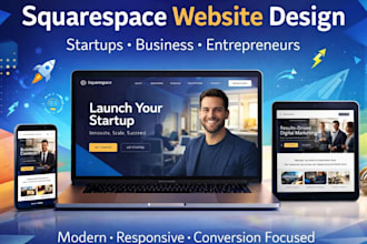 design squarespace website, redesign squarespace or update squarespace