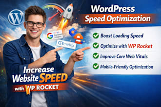 increase website speed or wordpress speed optimization using wp rocket