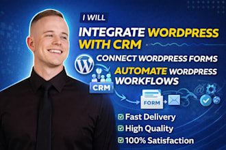 integrate wordpress with CRM connect wordpress forms automate wordpress workflow