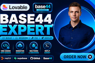 base44 expert base44 migration base44 app vibe coding base44 bug fixing replit
