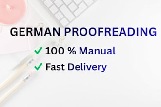 professionally proofread and edit your german content
