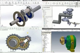 mechanical parametric solidworks 3d cad modeling for injection molding cnc parts