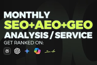 do ai SEO, GEO and aeo to rank on chatgpt, perplexity and gemini