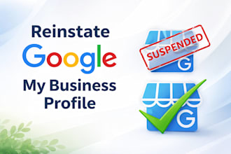 reinstate and fix suspended google my business profile setup gmc profile