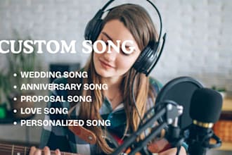 sing custom emotional love song for special occasions wedding val anniversary