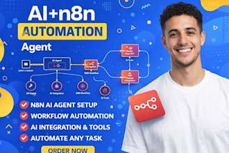 automate your workflow, API, whatsapp bot and ai using n8n