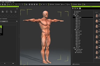 rig, animate 3d character creator 4 iclone 8, iclone, cc4, cc5, cc, retopology