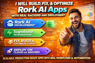 build fix and optimize or connect rork ai apps with real backend and deployment