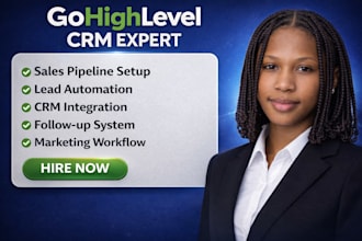 set up gohighlevel CRM pipeline and sales process automation