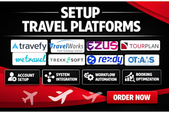 setup travefy travelworks ezus tourplan wetravel trekksoft rezdy otrams toogo