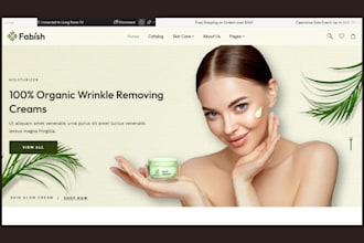 design skincare shopify store beauty website skincare store cosmetics spa store