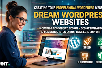create a modern wordpress website