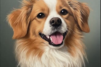 make a custom renaissance pet portrait gift