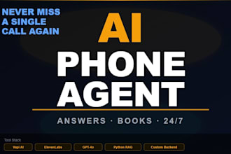 build an ai phone agent that books appointments and answers calls 24 7
