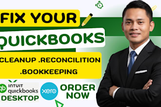 fix quickbooks errors cleanup bookkeeping reconcile quickbooks online desktop