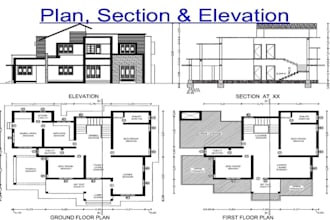 2d drafting house blueprints architect draftsman autocad architectural drafting